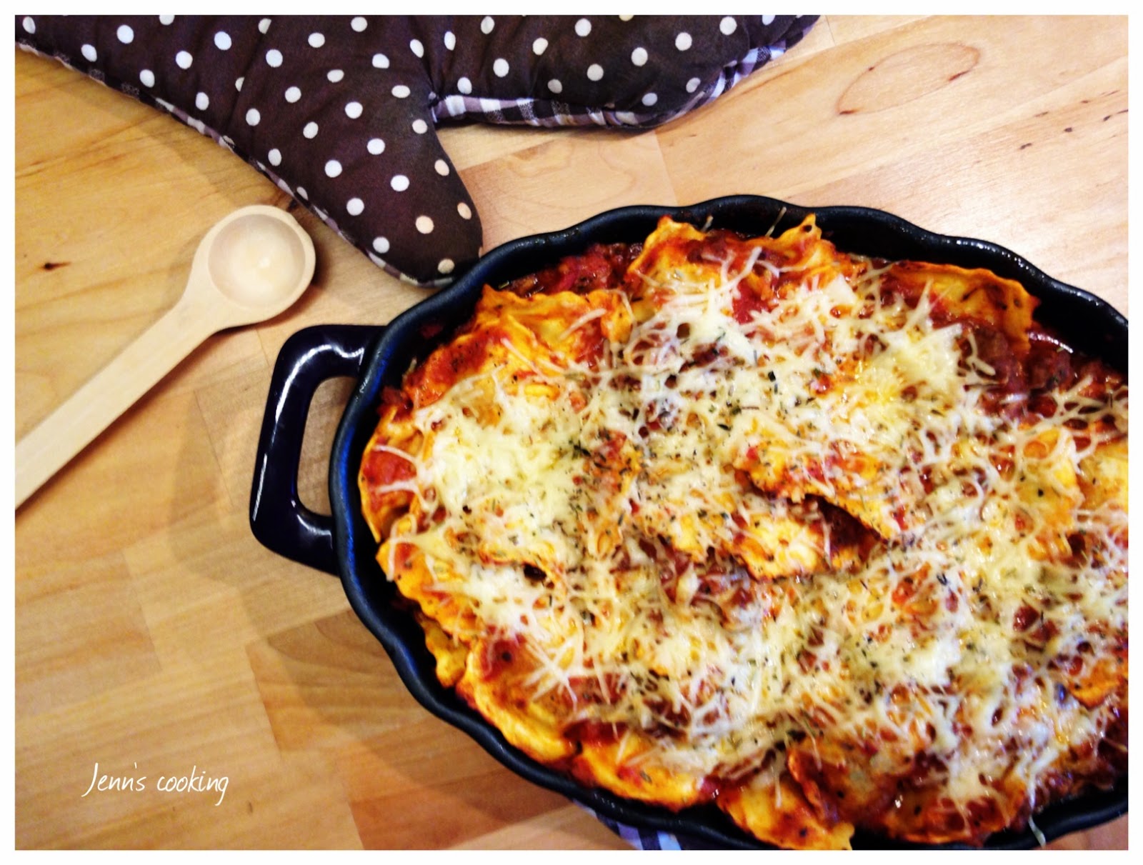 Jenn's cooking: Raviolis Gratinées façon Bolognaise